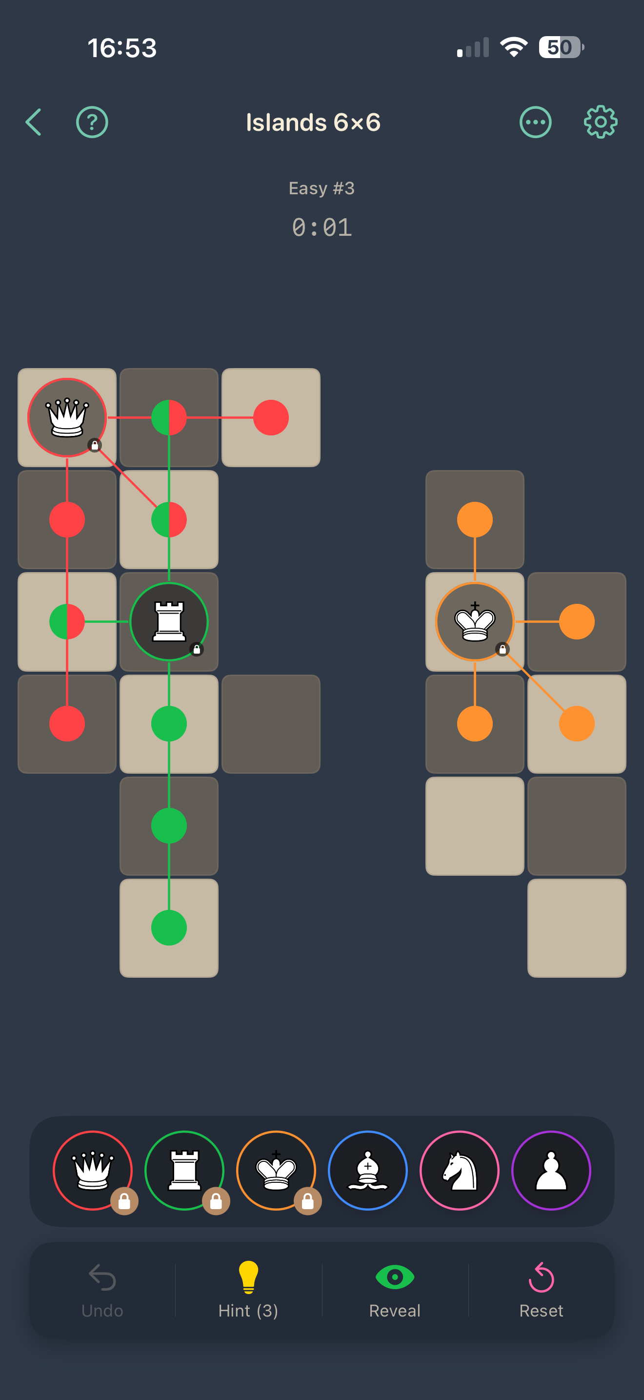 Islands puzzle