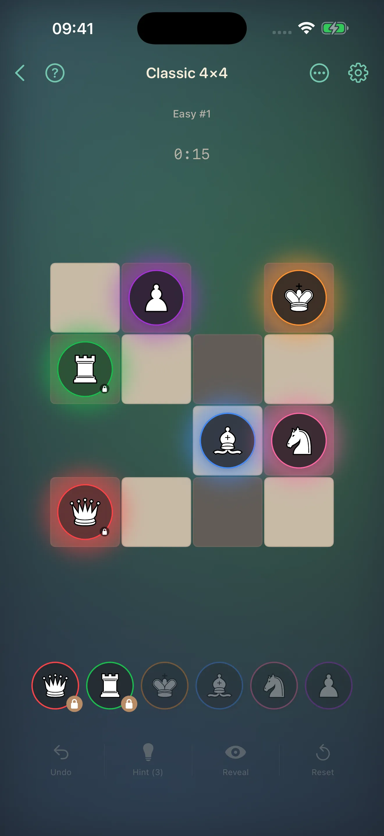A solved board